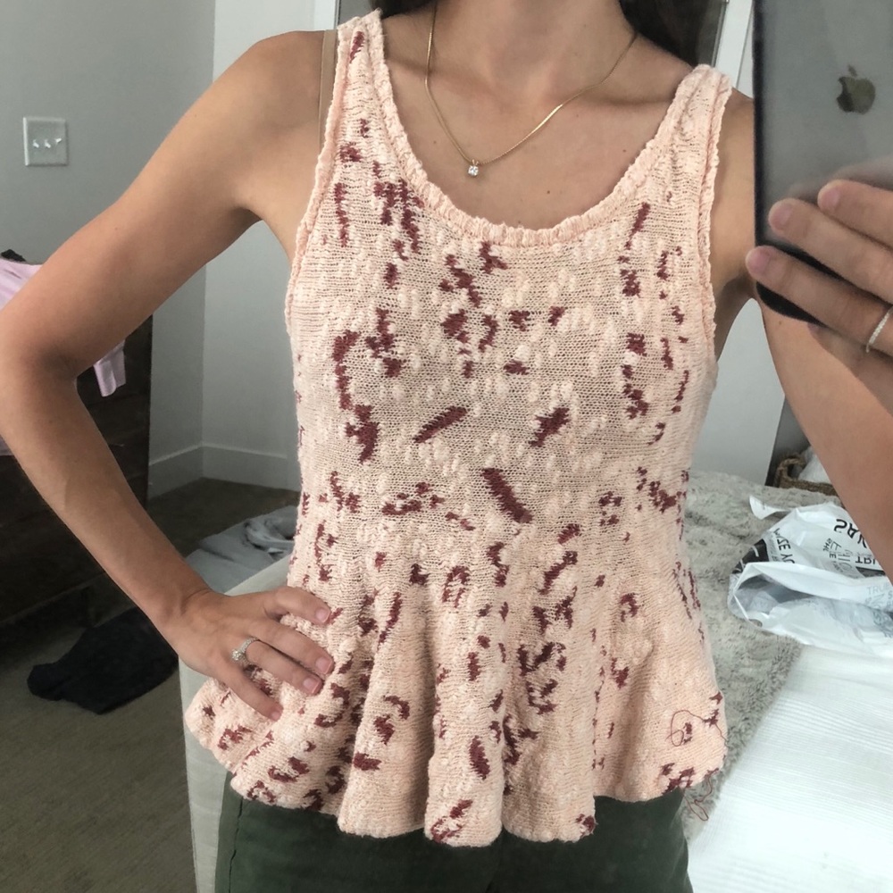 Free People Knitted Peplum